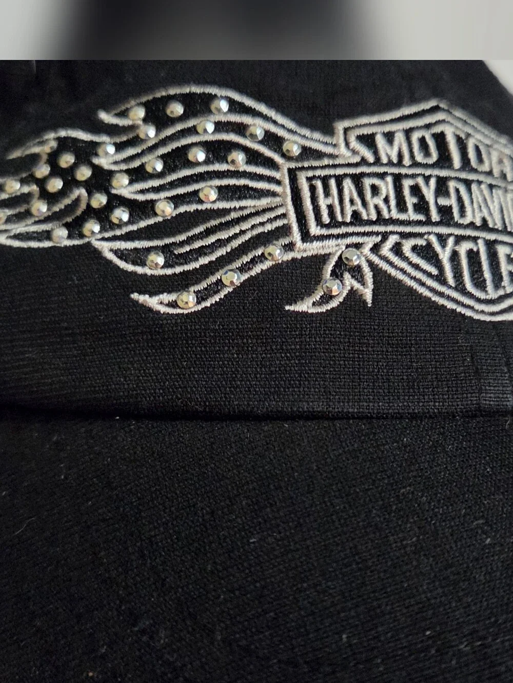 Harley-Davidson Black Embroidered Logo Cap
